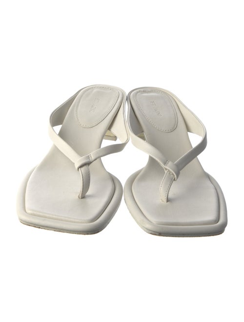 St. Agni Leather Flip Flops
