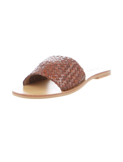 St. Agni Leather Slides