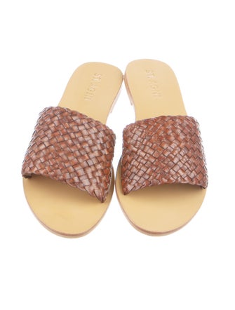 St. Agni Leather Slides