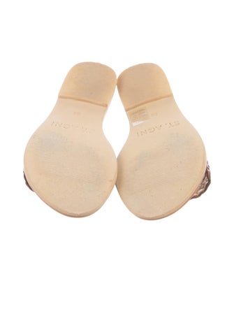 St. Agni Leather Slides