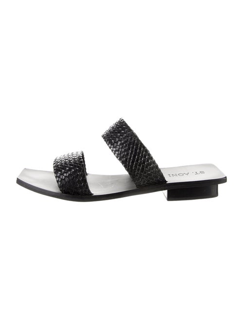 St. Agni Leather Slides