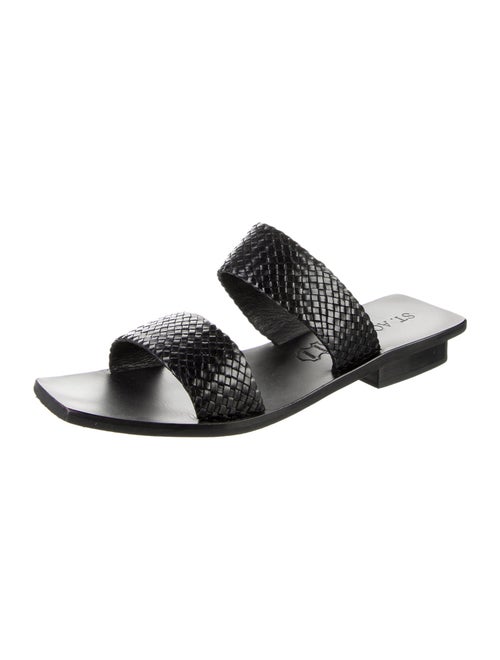 St. Agni Leather Slides