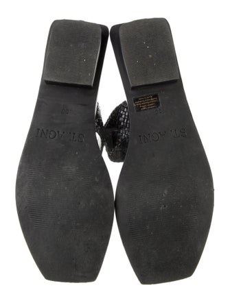 St. Agni Leather Slides