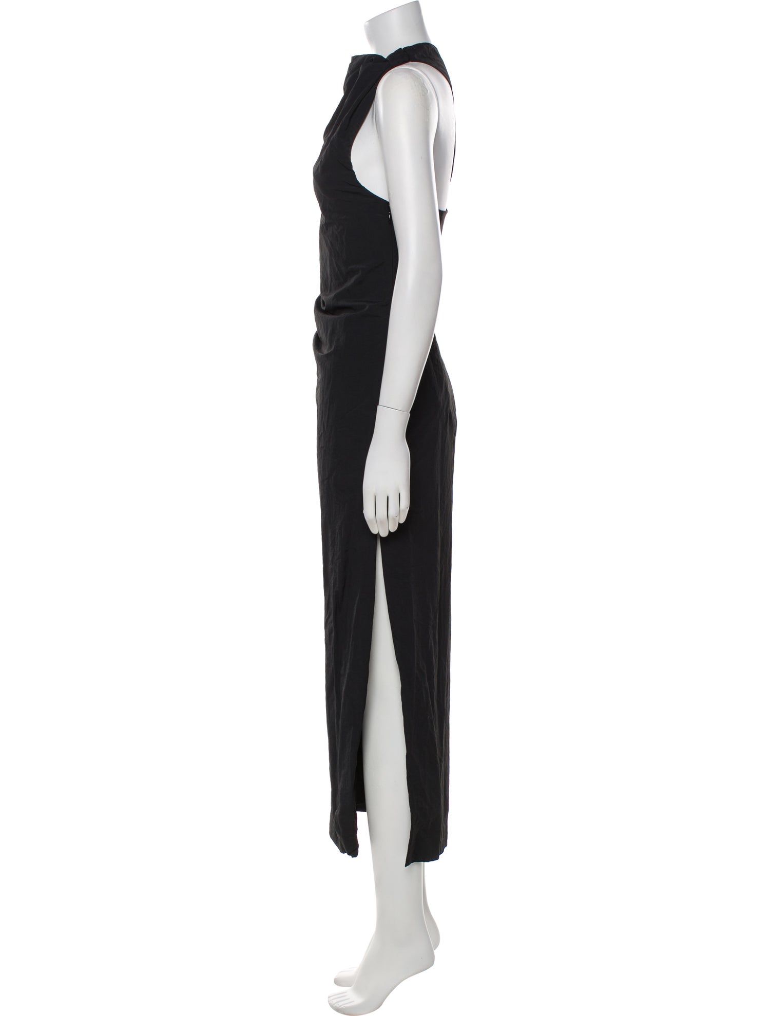 St. Agni Cowl Neck Long Dress