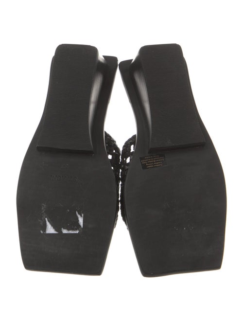 St. Agni Leather Patterned Slides