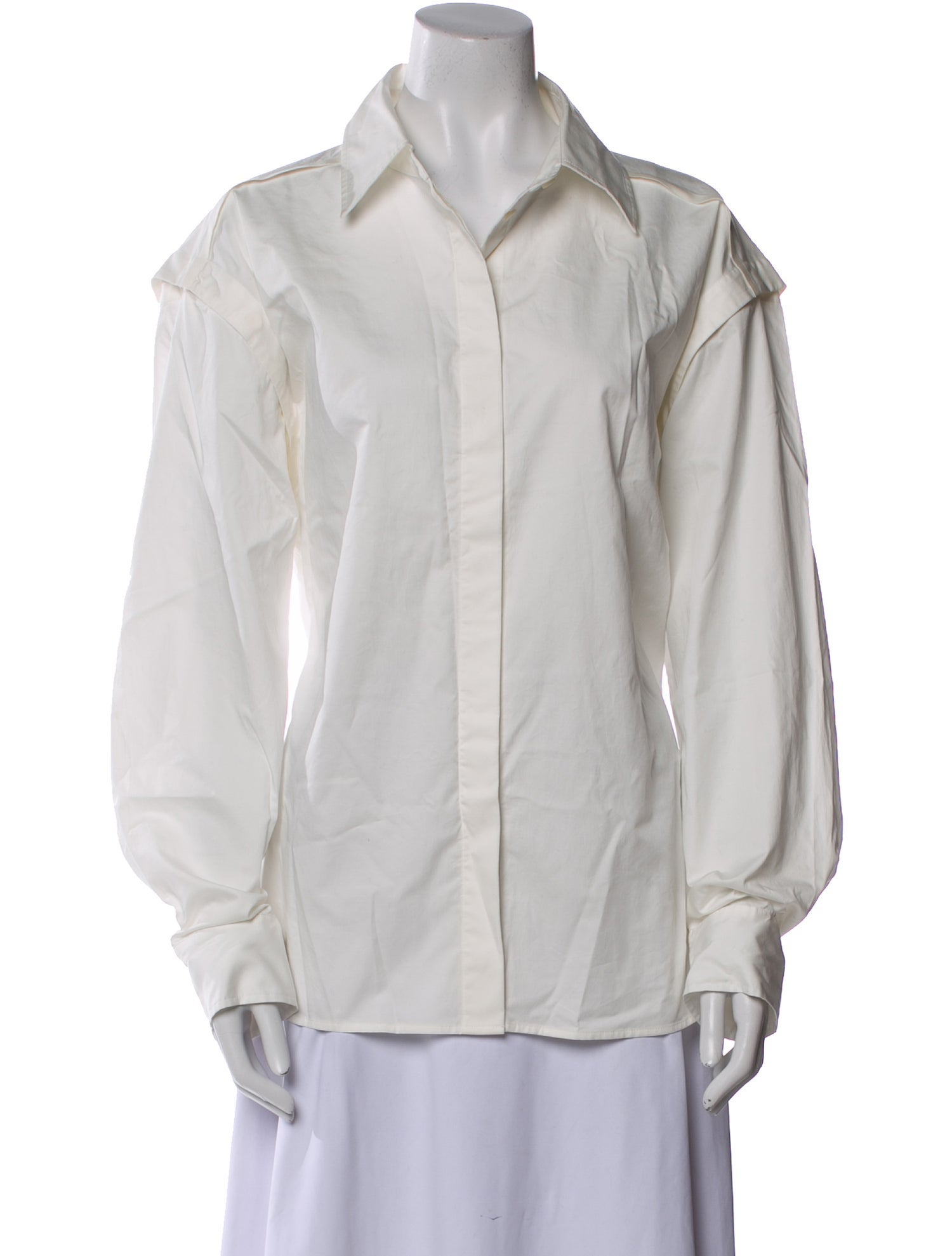 St. Agni Long Sleeve Button-Up Top