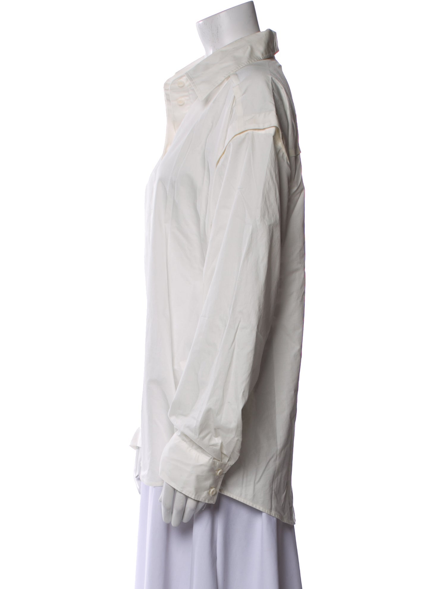 St. Agni Long Sleeve Button-Up Top