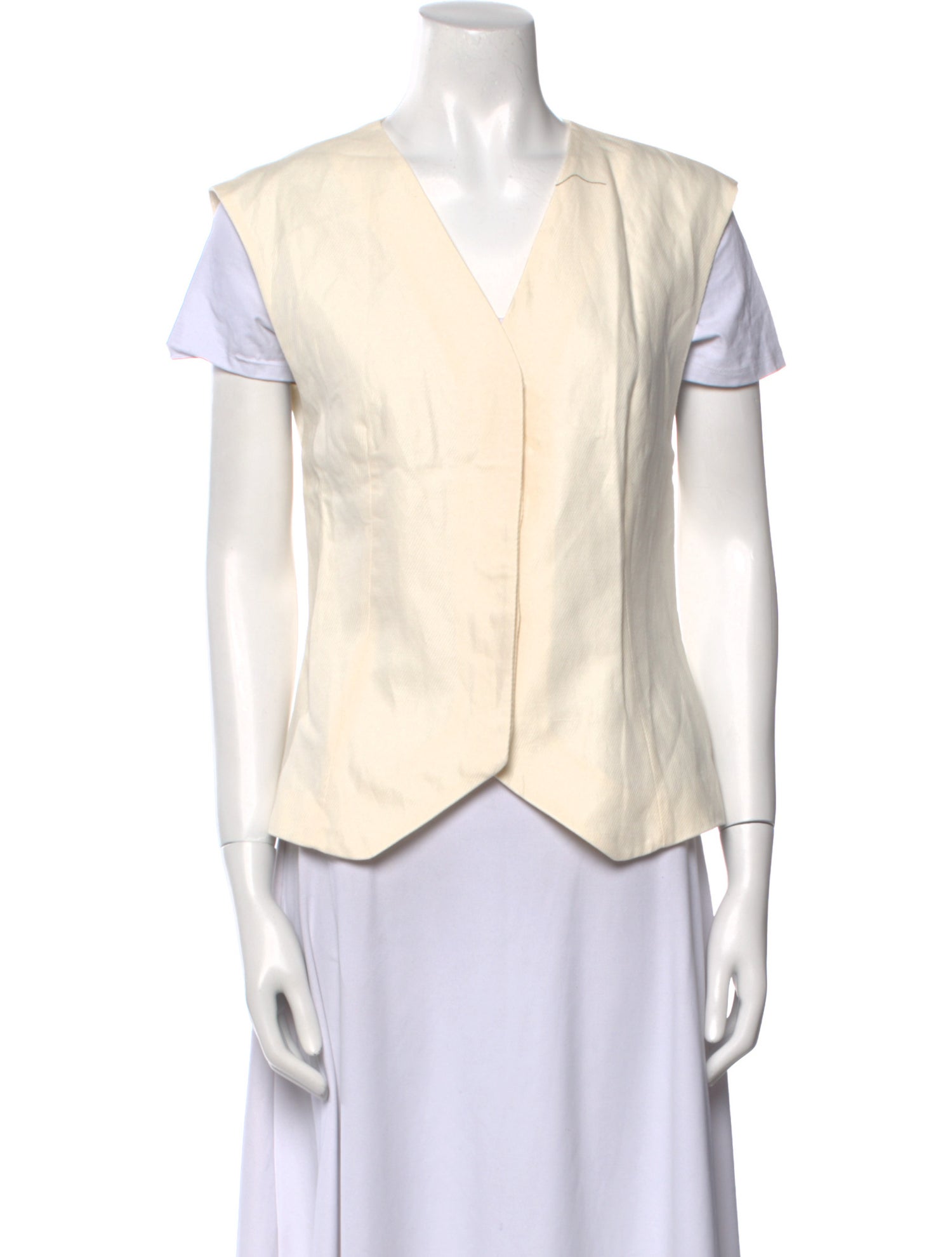 St. Agni V-Neck Short Sleeve Blouse w/ Tags