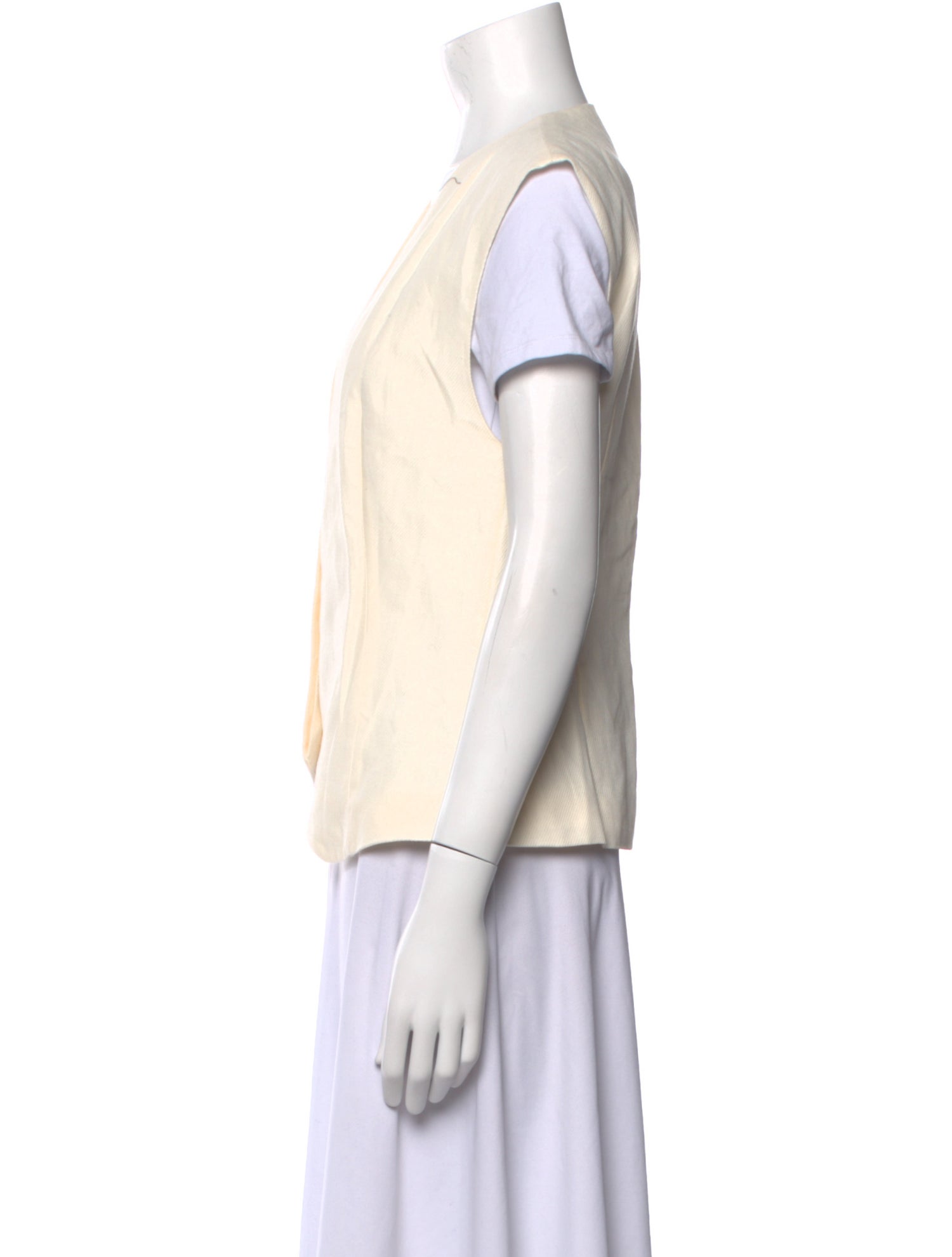 St. Agni V-Neck Short Sleeve Blouse w/ Tags