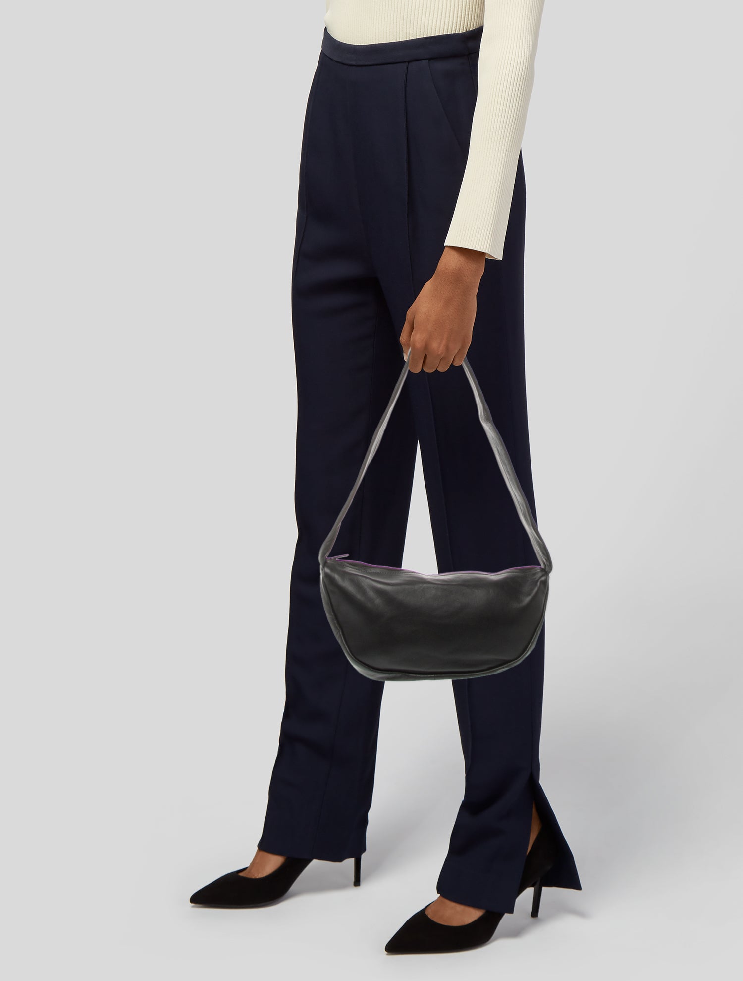 St. Agni Leather Shoulder Bag