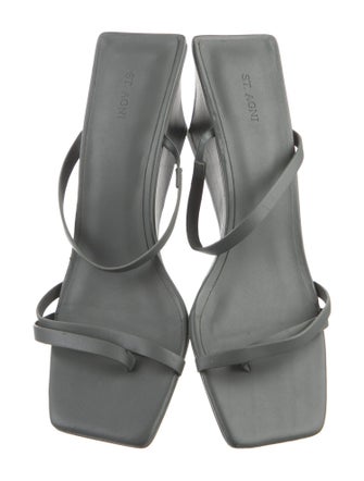 St. Agni Leather Slides