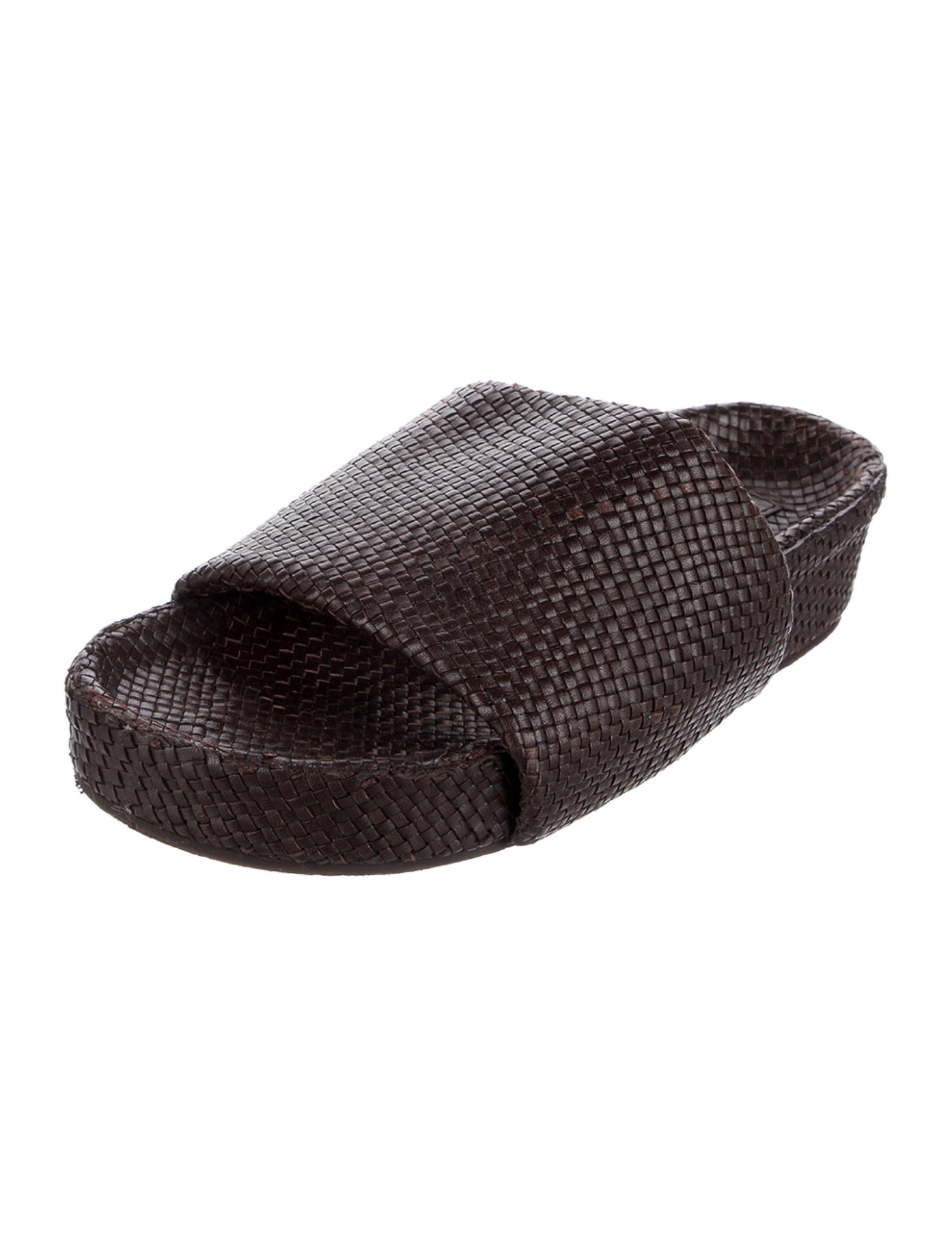 St. Agni Leather Slides