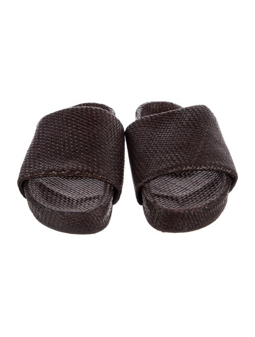 St. Agni Leather Slides
