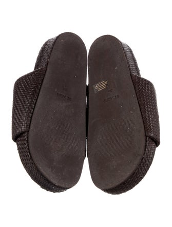 St. Agni Leather Slides