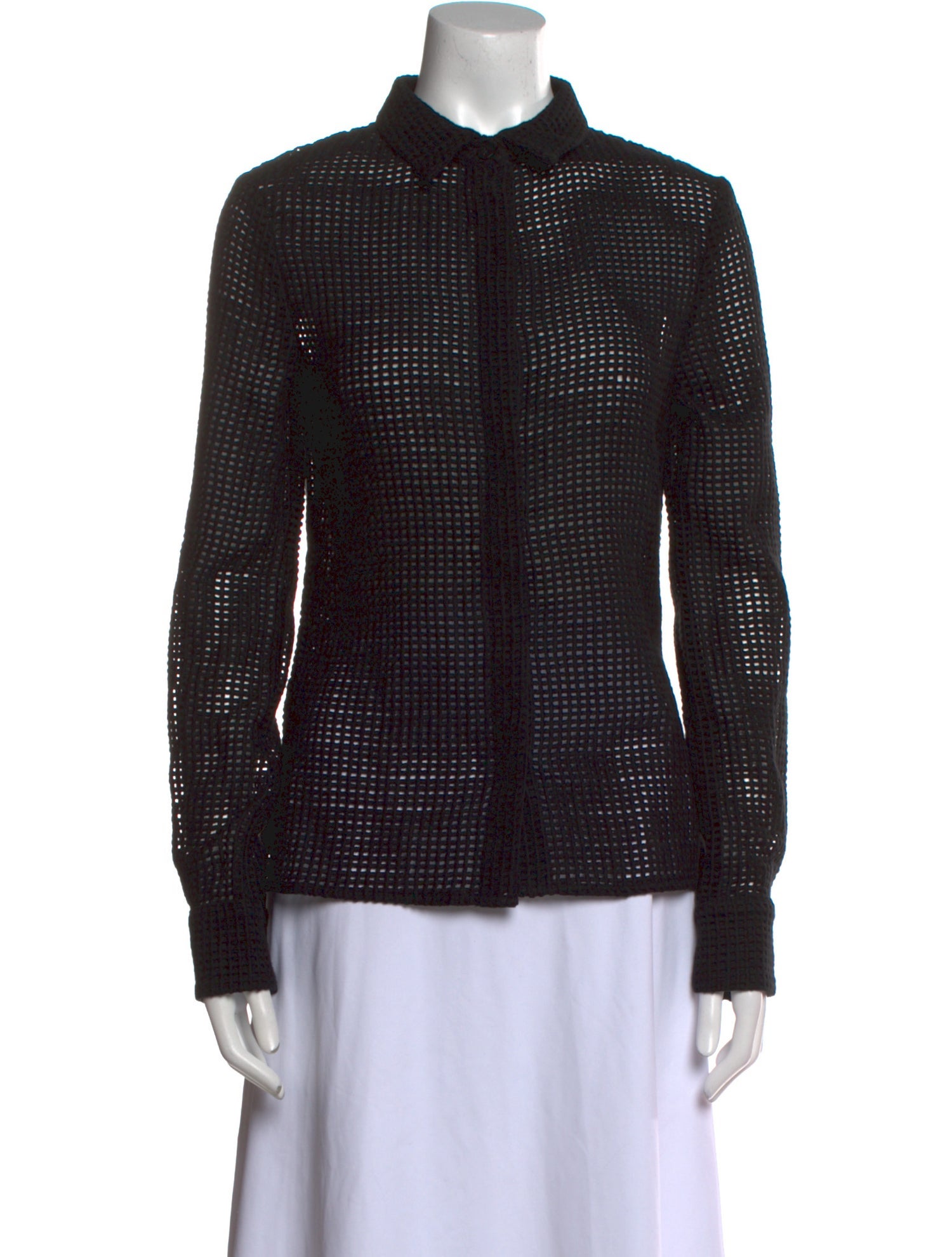 St. Agni Long Sleeve Button-Up Top