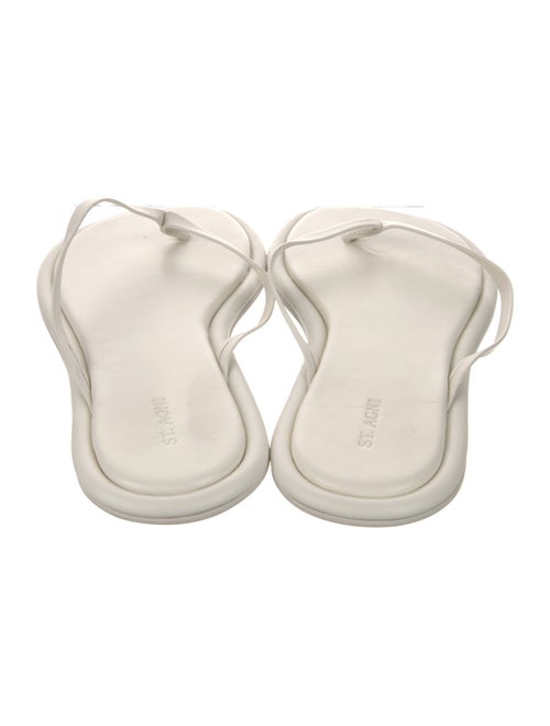 St. Agni Leather Flip Flops