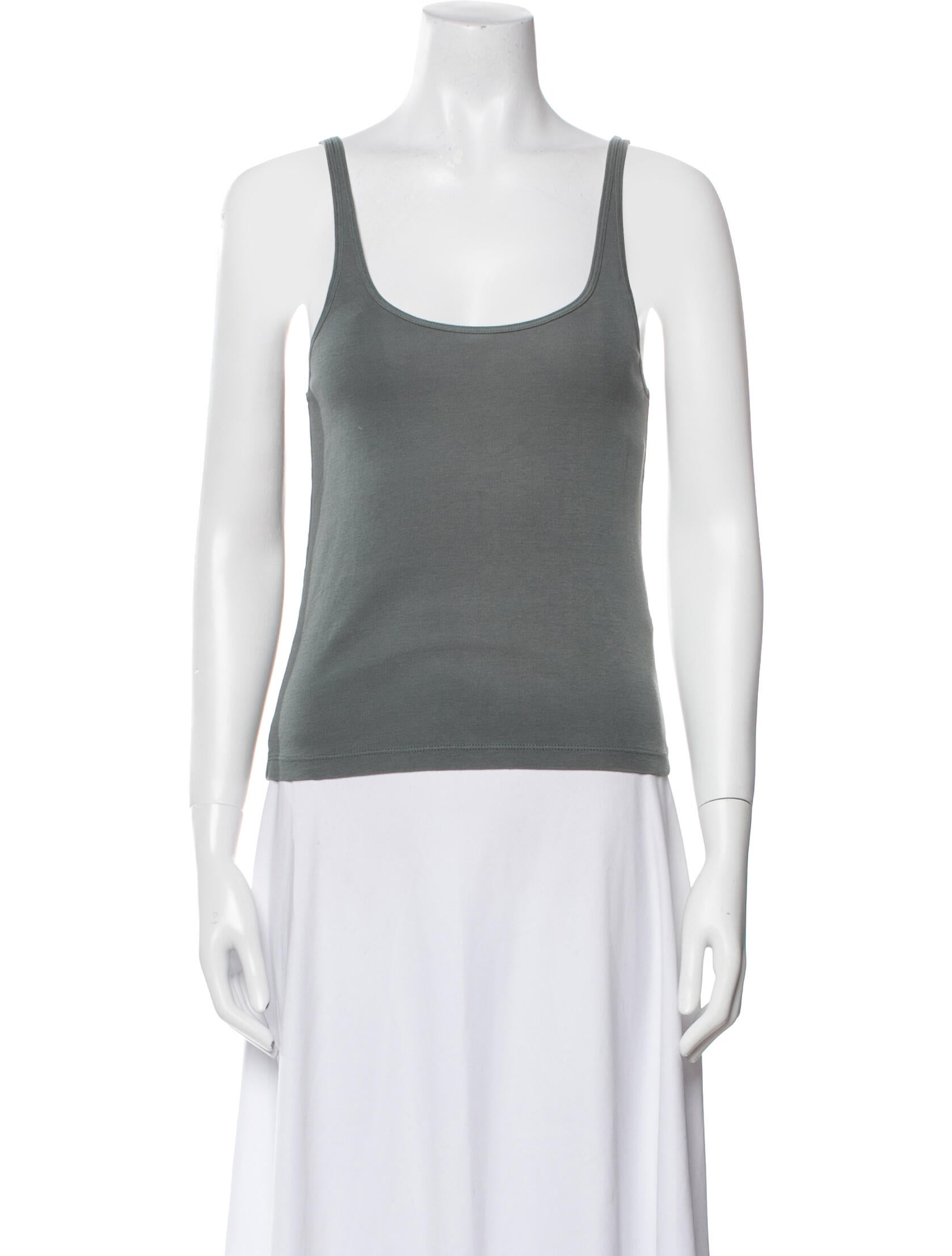 St. Agni Scoop Neck Sleeveless Top