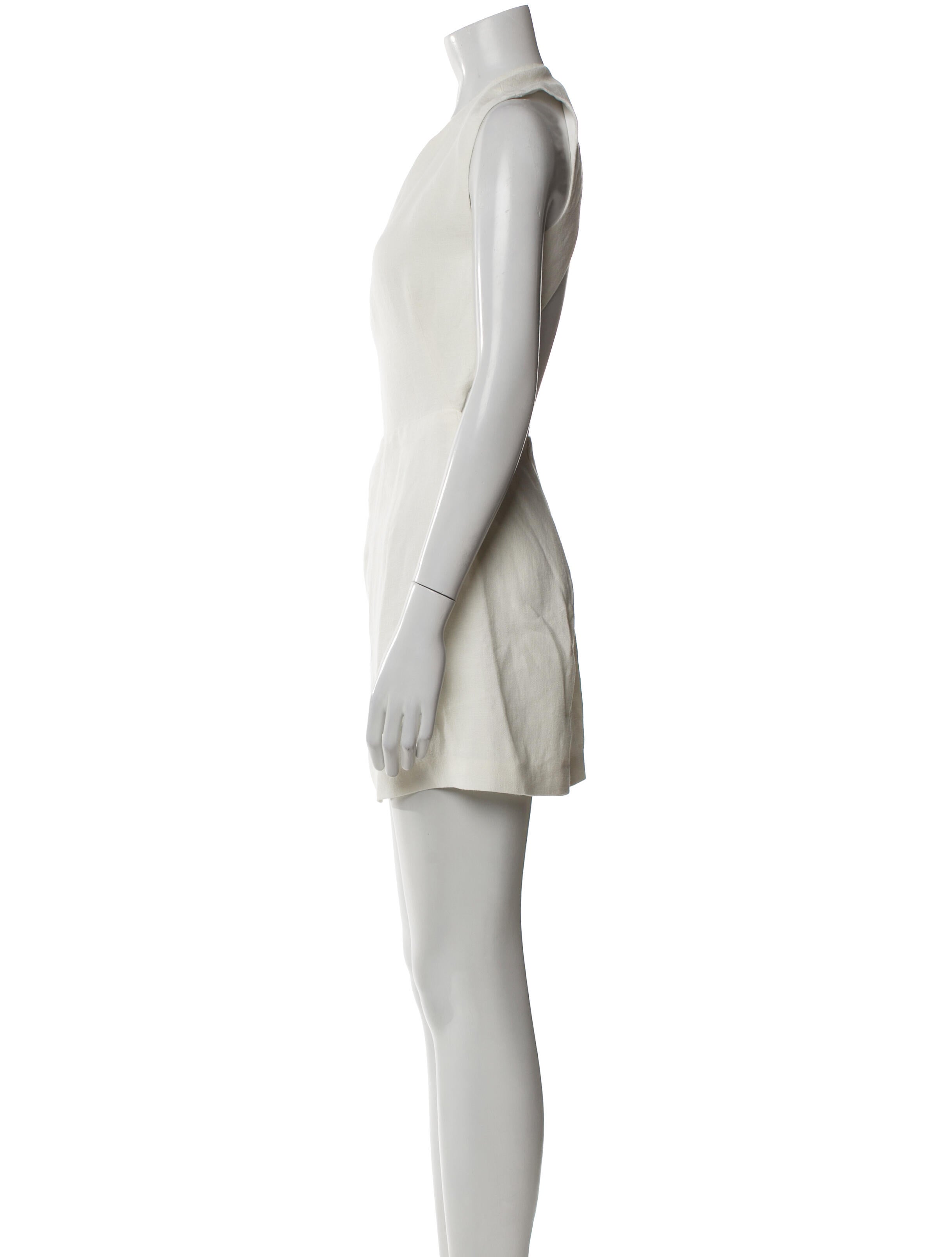 St. Agni Linen Mini Dress