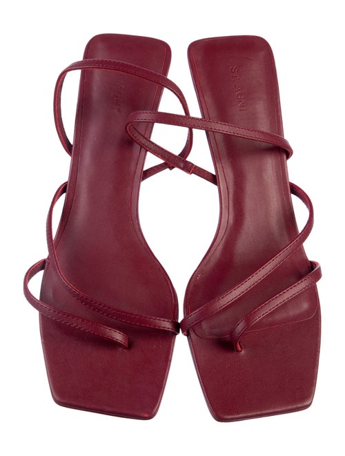 St. Agni Leather Slides