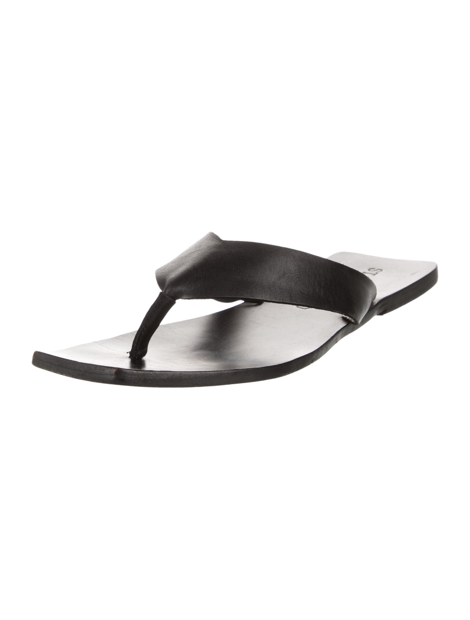 St. Agni Leather Slides
