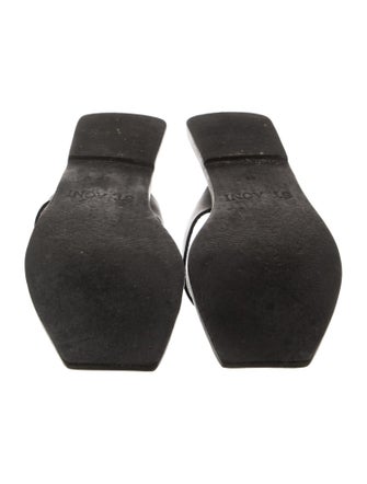 St. Agni Leather Slides