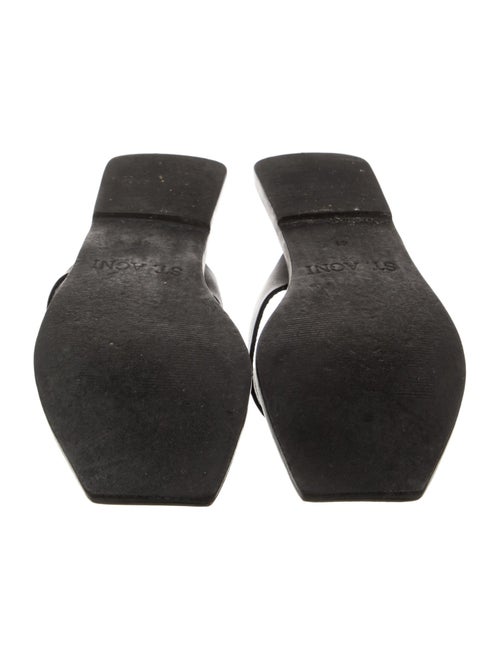 St. Agni Leather Slides