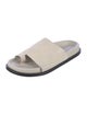 St. Agni Suede Slides