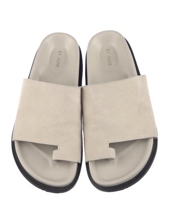 St. Agni Suede Slides