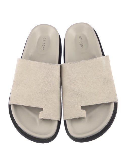 St. Agni Suede Slides