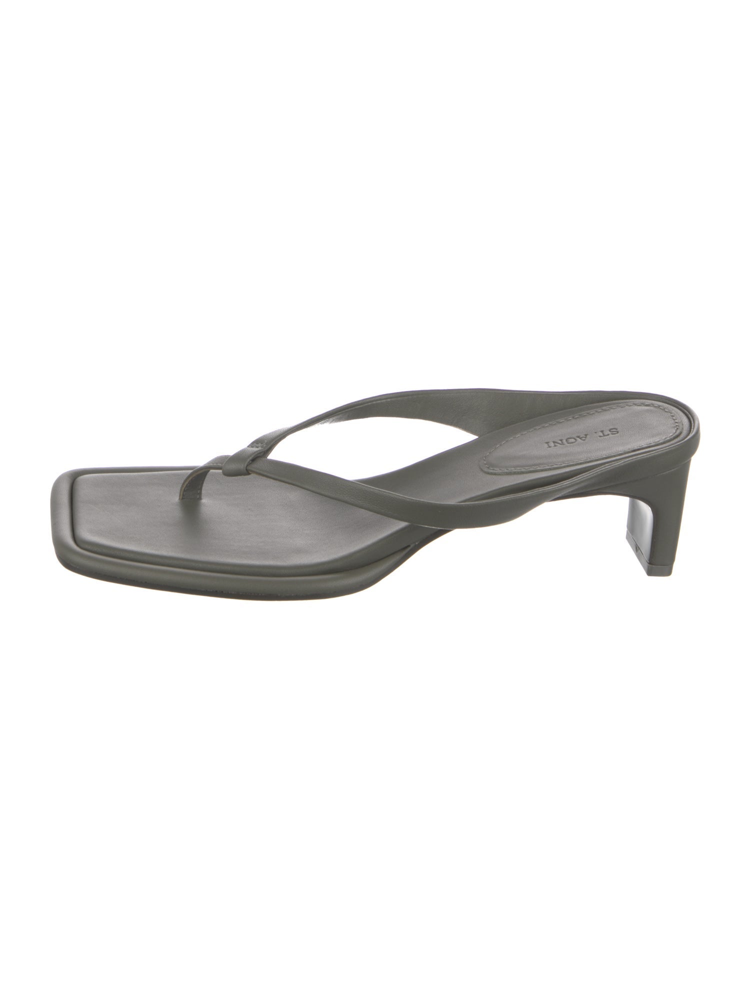 St. Agni Leather Flip Flops