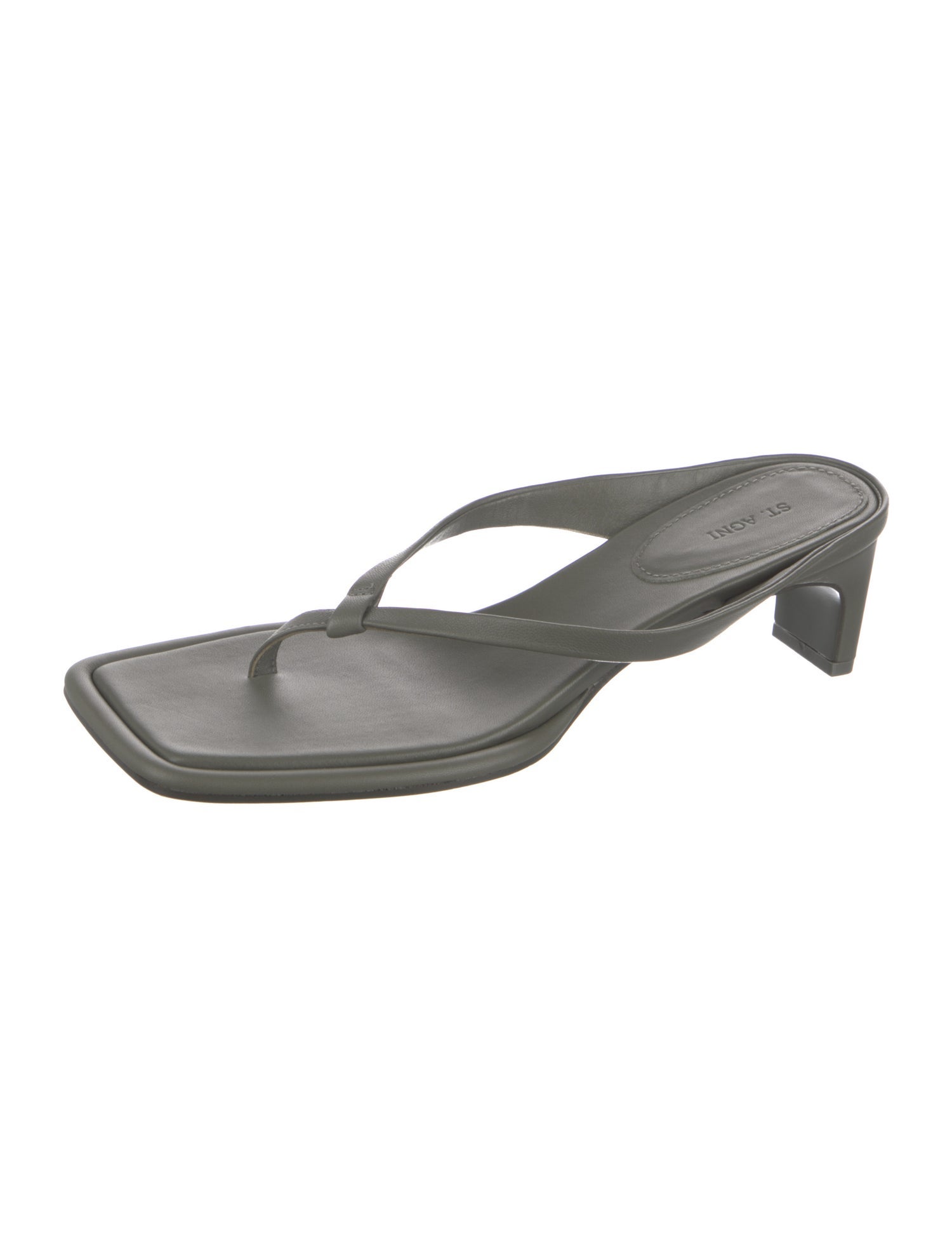 St. Agni Leather Flip Flops