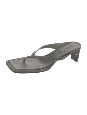 St. Agni Leather Flip Flops