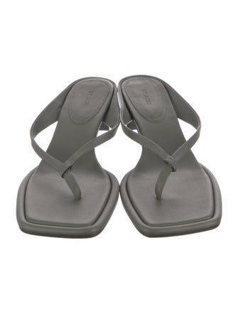 St. Agni Leather Flip Flops