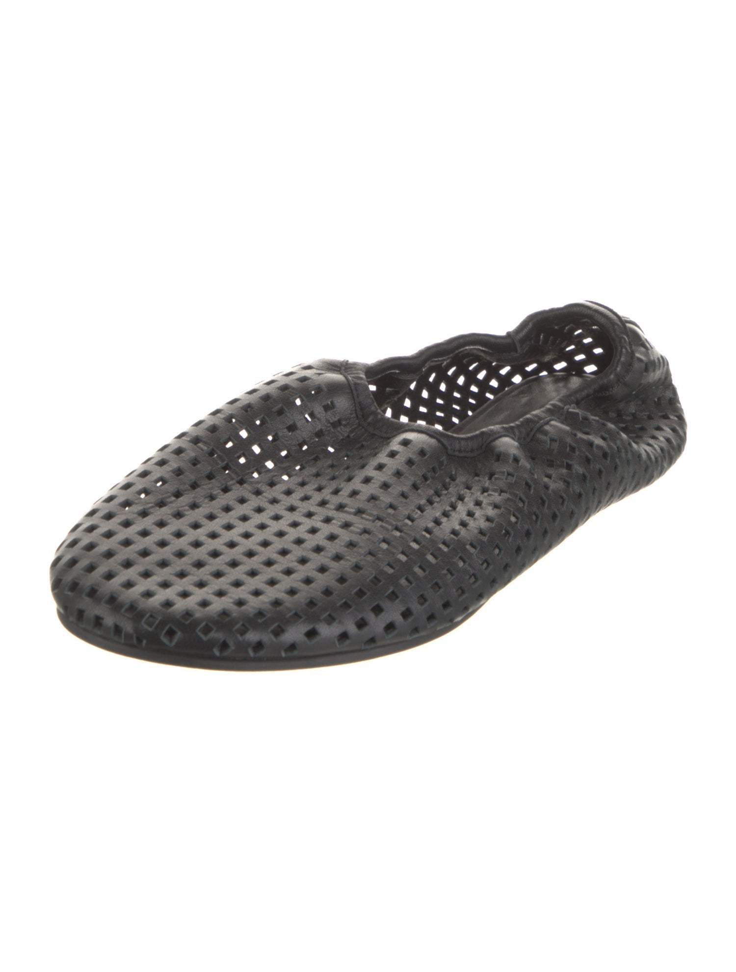 St. Agni Leather Lasercut Accents Flats