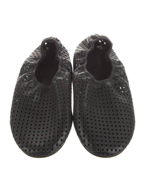 St. Agni Leather Lasercut Accents Flats