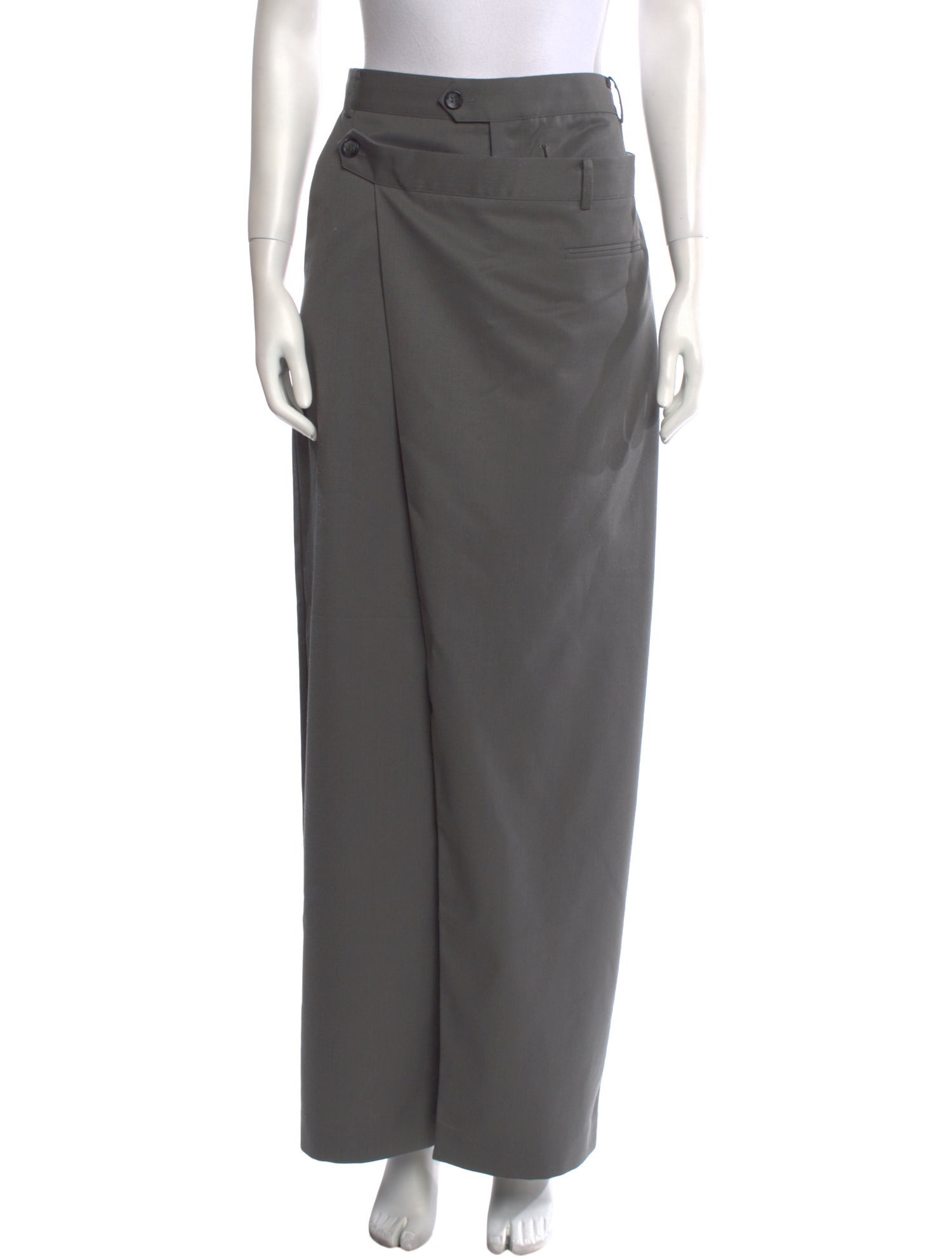 St. Agni Wool Wide Leg Pants