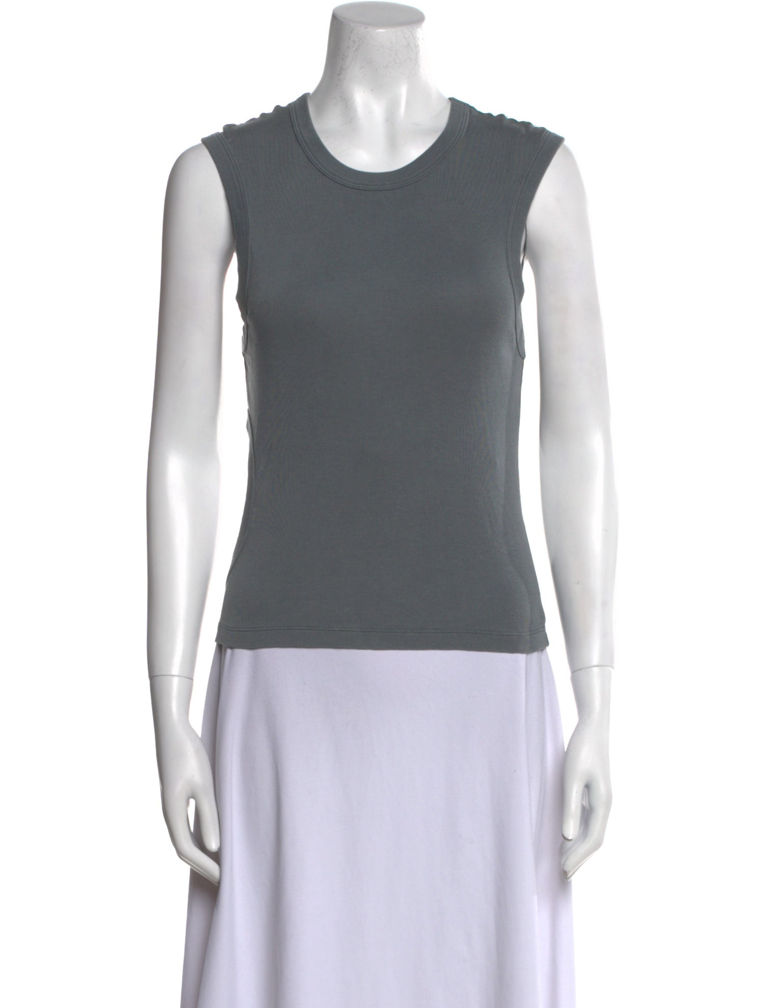 St. Agni Crew Neck Sleeveless Top