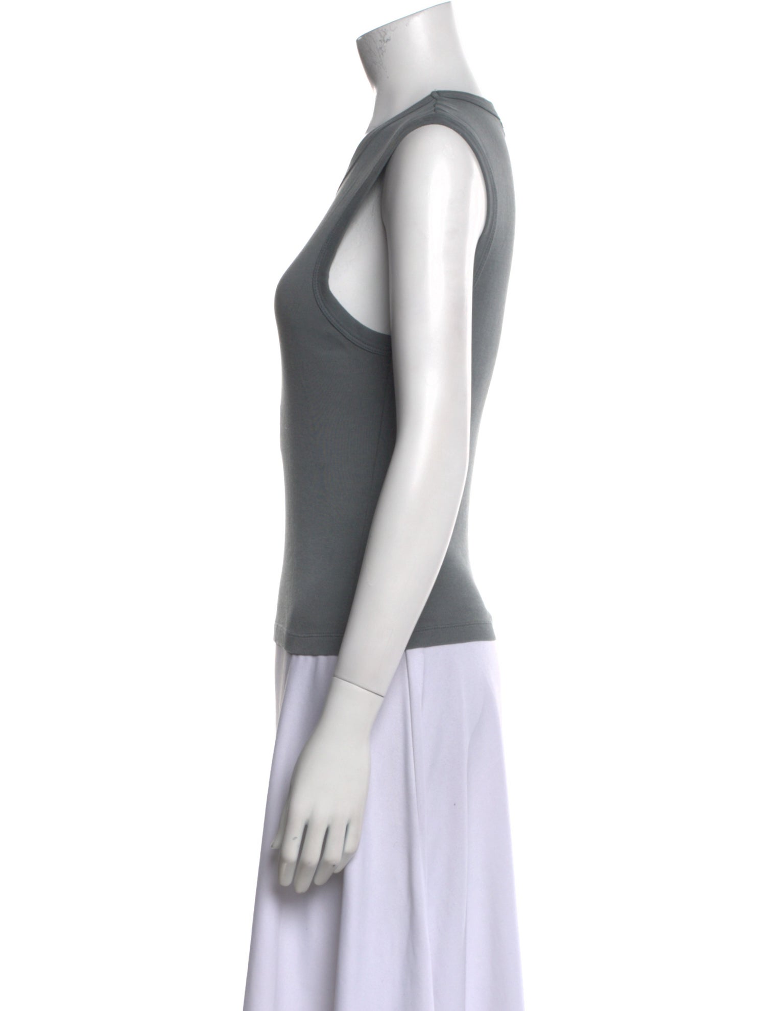 St. Agni Crew Neck Sleeveless Top