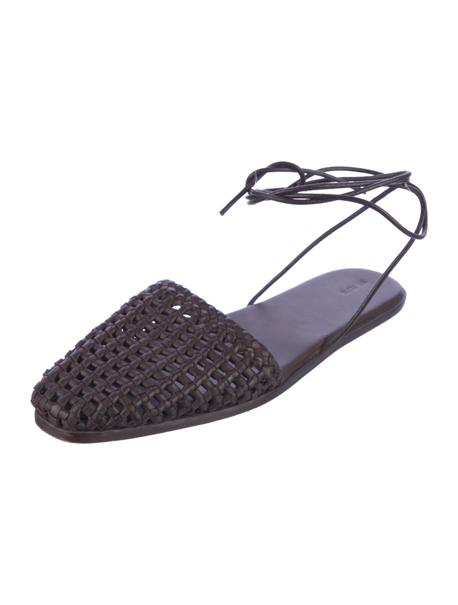 St. Agni Leather Slingback Flats