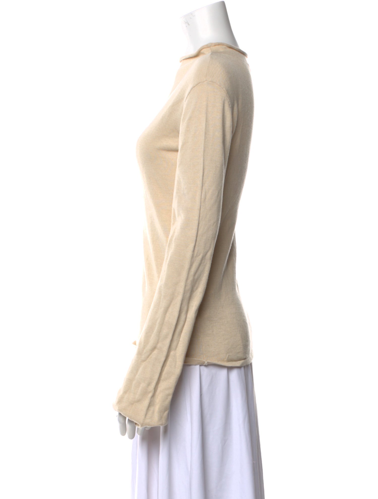 St. Agni Bateau Neckline Long Sleeve Sweatshirt
