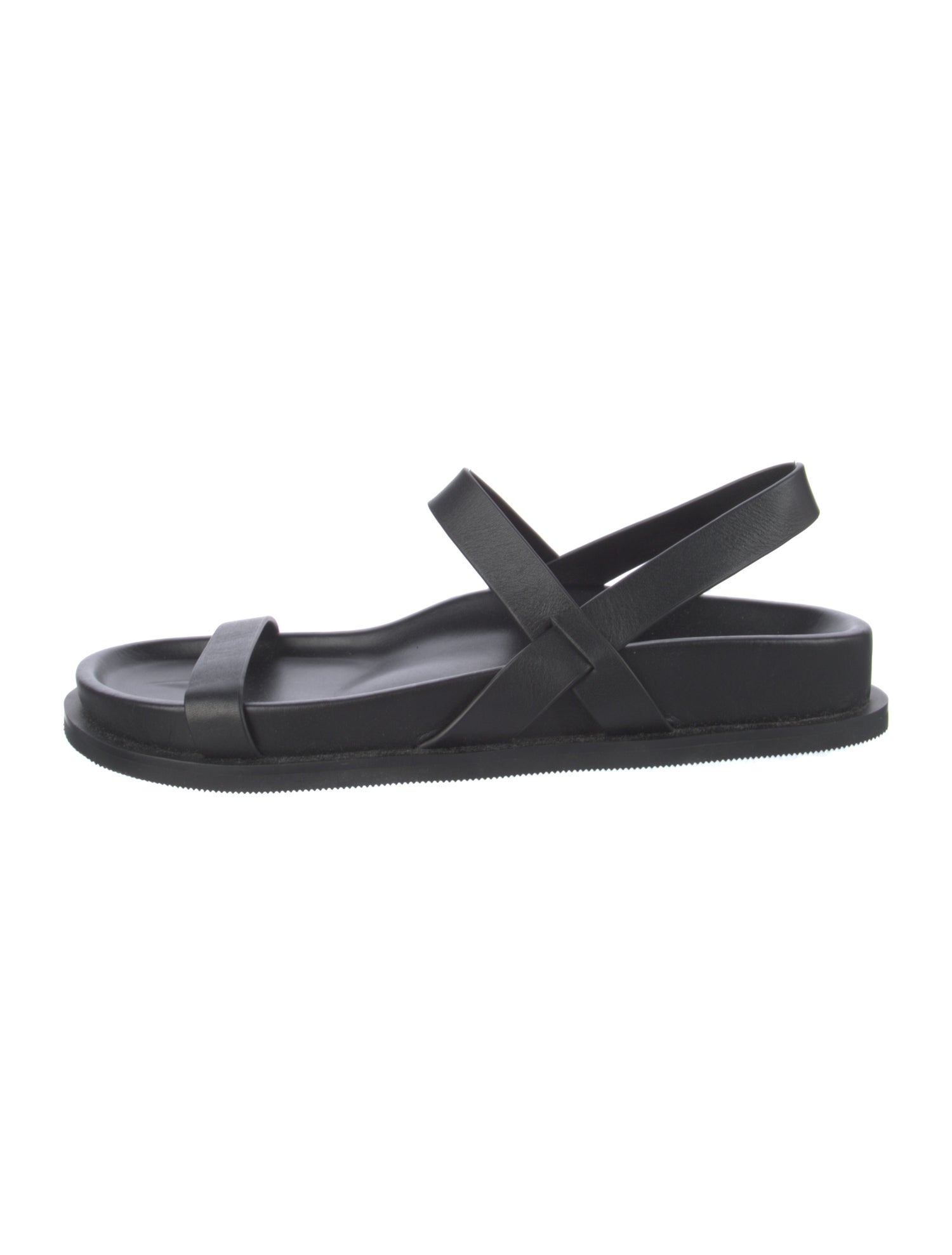 St. Agni Leather Slingback Sandals