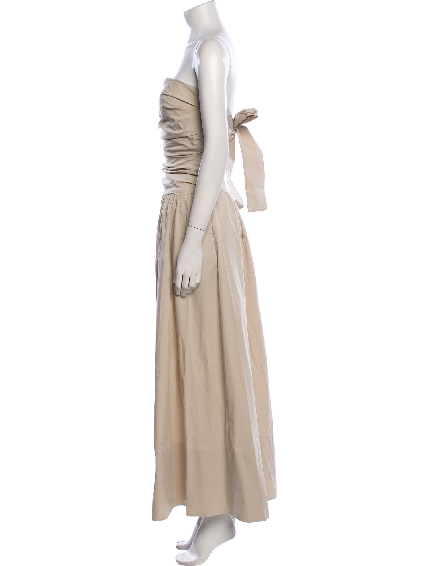 St. Agni Strapless Long Dress