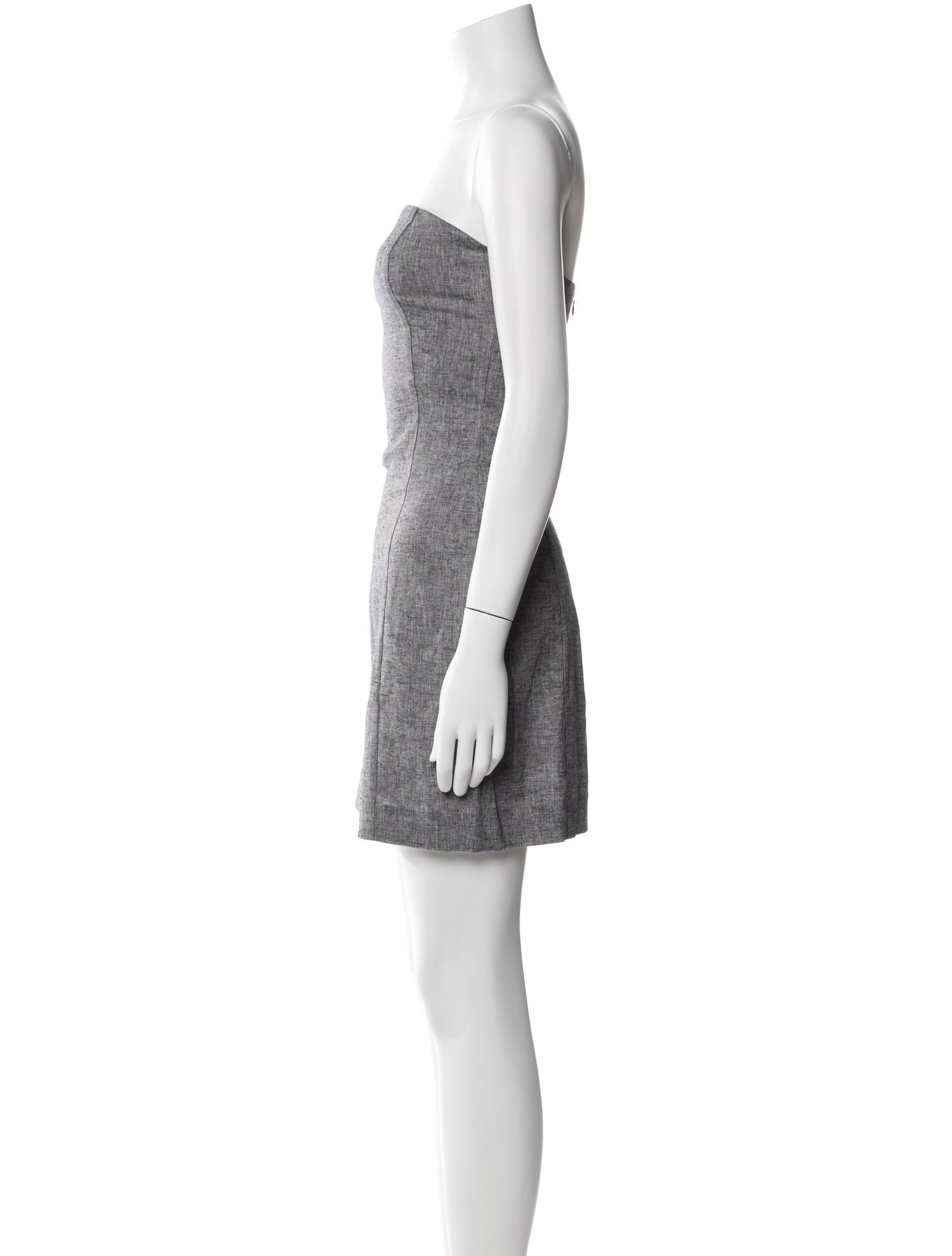 St. Agni Linen Mini Dress