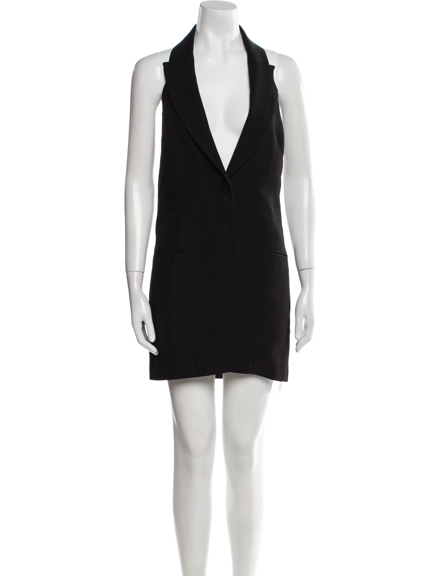 St. Agni Halterneck Mini Dress