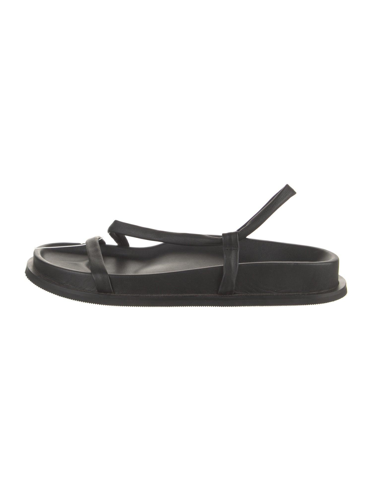 St. Agni Leather Slingback Sandals