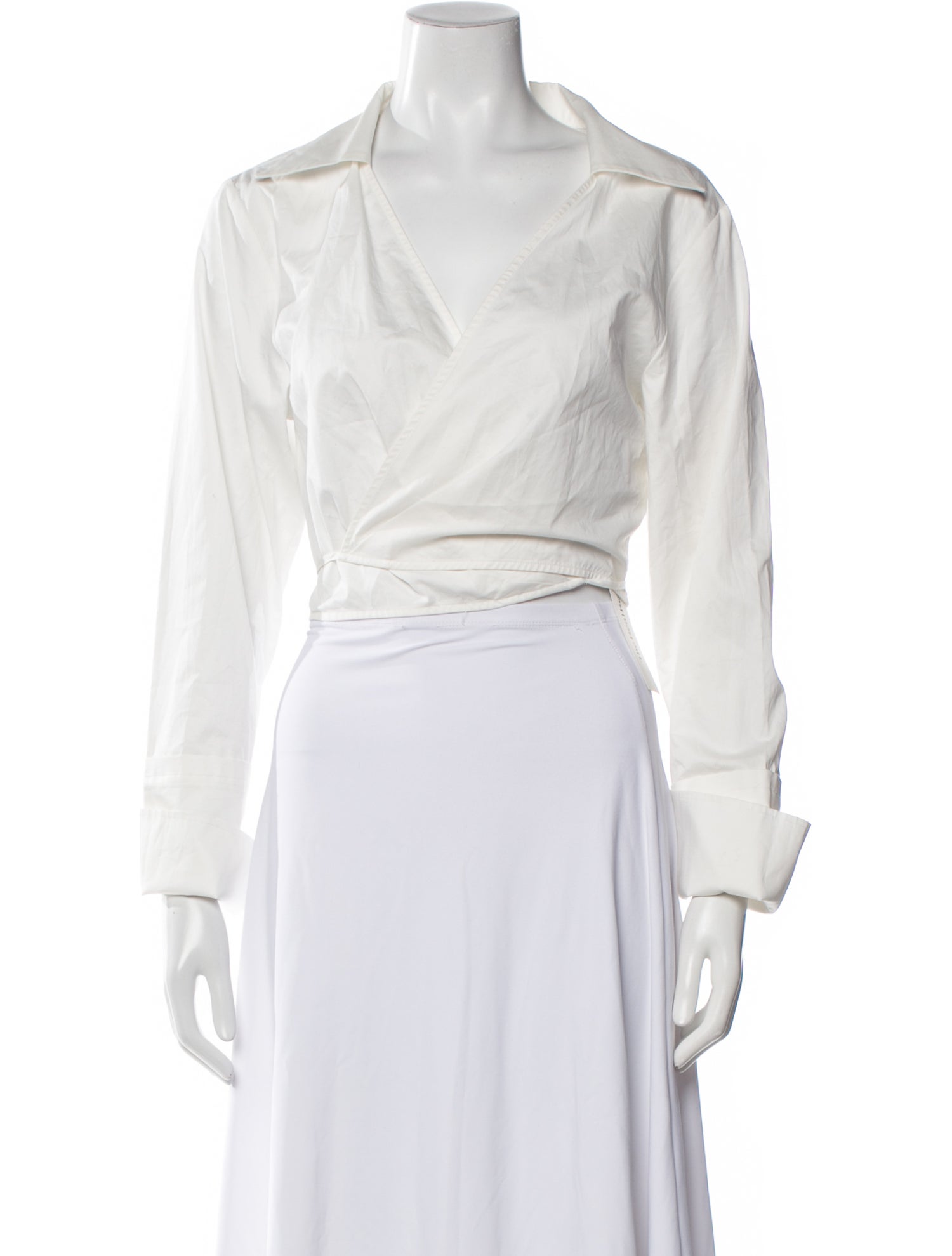 St. Agni Long Sleeve Crop Top