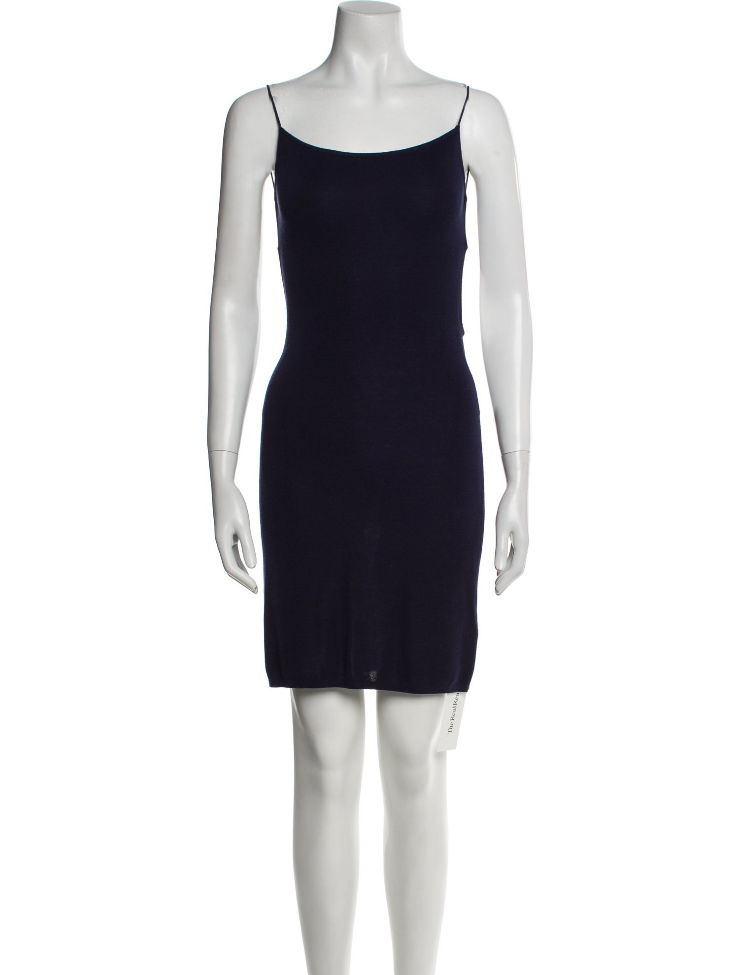 St. Agni Scoop Neck Mini Dress