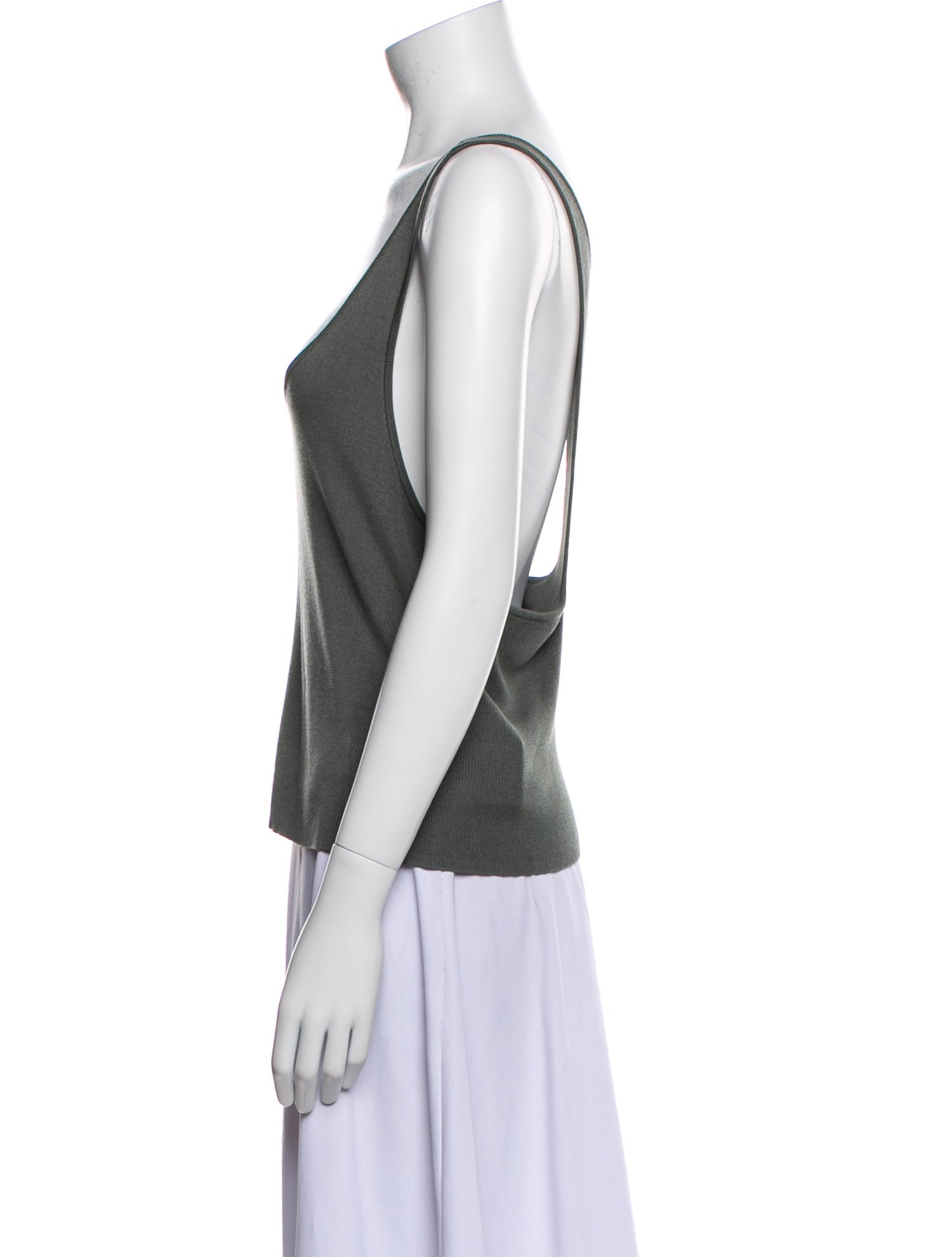 St. Agni Scoop Neck Sleeveless Top
