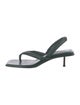 St. Agni Leather Slingback Sandals