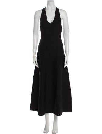 St. Agni Halterneck Long Dress